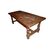 Large rustic French walnut table from the early 1900s