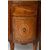 Pair of antique Louis XVI Neapolitan demi-lune sideboards belonging to the second half of the 18th century.