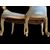 Lacquered and gilded small sofa