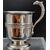 English silver cup with bird of prey head handle, 19th century