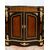 Antique Napoleon III sideboard in fine exotic woods with gilded bronze inserts. 19th century period.