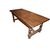 Large rustic French walnut table from the early 1900s