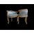 Lacquered and gilded small sofa