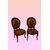 Group of 4 French Louis Philippe style chairs from the 1800s in rosewood