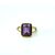 Anello in oro con ametista