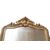 Antique French Napoleon III mirror in gilded and carved wood. 19th century period.