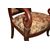 French Directoire Style Armchair from the 1800s with Sanderson floral fabric