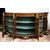 Antique Napoleon III sideboard in fine exotic woods with gilded bronze inserts. 19th century period.