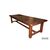 Large Rustic Walnut Wood Table from the Early 1900s