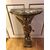 Half-moon console table with 17th-century Putto