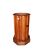 French 1800s Mahogany Column Bedside Cabinet with Marble