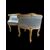 Lacquered and gilded small sofa