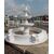 White marble fountain