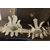 LAMP247 - Coppia di lampadari in vetro lavorato, epoca '900, misure diametro cm 60 x H 60