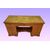English Victorian style mahogany ministerial desk from the 1800s with inlays