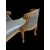 Lacquered and gilded small sofa