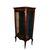 French Louis XV Style Display Cabinet with Bronze and Mahogany Wood Marble Top