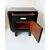 Pair of Art Deco 1930 bedside tables - black lacquered
