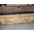 Chest with painted wooden backrest and coat of arms - Tuscany 17th century