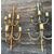LAMP250 - Pair of gilded sconces, 19th/20th century, dimensions cm W 60 x H 115 x D 34