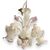LAMP248 - Elegante lampadario in vetro di Murano, epoca '8/'900, misure diametro cm 80 x H 90