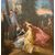 Scena galante – dipinto ad olio su tela, francese, di epoca rococò.
