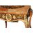 French Louis XV style toilet in rosewood with floral inlays on an ebony background, 19th century