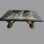 Table with hard stone inlay