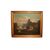 Early 19th-century Italian oil on canvas depicting Mountain Landscape with Lake and Figures