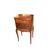 Pair of late 1800s French Transition style bedside tables, male and female.
