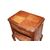 Pair of late 1800s French Transition style bedside tables, male and female.