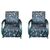 Pair of Art Deco armchairs upholstered in leather - M/1536 -