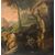 LANDSCAPE WITH FIGURES - Roman school of the 19th century.