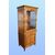 Early 1900s French display cabinet, Provençal style, in cherry wood, two-piece