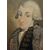 WATERCOLOR ON PAPER OF SENATOR MARCHESE PIRITEO MALVEZZI - BOLOGNA