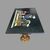 Table with hard stone inlay