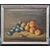Pair of still lifes with fruit in silver frames, late 18th - early 19th century