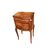 Pair of late 1800s French Transition style bedside tables, male and female.