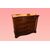 Large and majestic English chest of drawers from the 1800s, Regency style, in mahogany and mahogany feather.