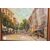 Italian oil on canvas from the 1900s by Gaetano Sperati (1908-1975) - City Landscape