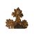 18th-century Spanish mirror, gold leaf gilded