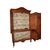 Grande Credenza Doppio Corpo Francese stile Provenzale in Legno di Rovere