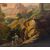 LANDSCAPE WITH FIGURES - Roman school of the 19th century.