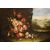 Pair of Floral Still Lifes with Landscapes