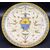 Grande piatto da parata in maiolica decorata a grottesche, con stemma nobiliare – Italia centra