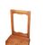 Set of 4 late 1800s French rustic chairs