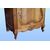Early 1900s French display cabinet, Provençal style, in cherry wood, two-piece