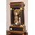 French Charles X style boxwood and ebonized wood table clock from the 1800s