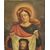 Small Spanish painting on zinc – Saint Veronica with the Veil of Christ