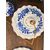 Pair of hand-painted ceramic chandeliers, 20th century, 30x7cm
